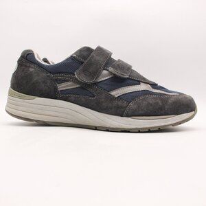 SAS JV Mesh Active Men's Size 14 W  Black Blue Leather Blend Comfort Shoes